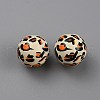 Printed Wood Beads WOOD-SZC0001-07D-1