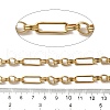 Ion Plating(IP) 304 Stainless Steel Rectangle Link Chains CHS-Q006-10G-2