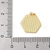Brass Pave Natural White Shell Pendants KK-S522-05H-G-3