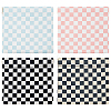 ANATTASOUL 4Pcs 4 Colors PU Imitation Leather Cosmetic Pouches AJEW-AN0007-42-1