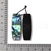 2Pcs Natural Abalone Shell/Paua Shell Pendants SHEL-A005-01D-3
