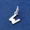 925 Sterling Silver Letter Charms STER-C012-01S-W-2