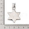 Retro 304 Stainless Steel Pendants STAS-I205-37AS-A-3