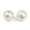 Compressed Cotton Pearl Beads WOVE-V001-A02-8mm-2