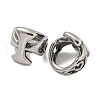 316 Surgical Stainless Steel Large Hole Beads STAS-Q326-07AS-02-2