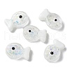 Handmade Foil Lampwork Fish Beads FOIL-Z001-01J-1