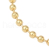 Brass Necklaces NJEW-E089-02G-02-2
