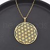 201 Stainless Steel Pendant Necklaces NJEW-S105-JN624-45-2-3