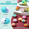 Round Silicone Focal Beads SIL-CJC0001-11A-8