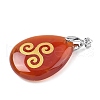 Natural Mixed Stone Pendants G-F786-09F-3