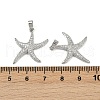 Brass Micro Pave Cubic Zirconia Pendants KK-C093-17C-P-3