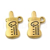 304 Stainless Steel Enamel Pendants STAS-D369-17G-1