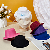 BENECREAT 6Pcs 6 Colors EVA Fabric Hat Base DIY-BC0014-06-5