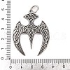316 Surgical Stainless Steel Pendants STAS-Z073-54AS-01-3