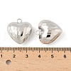 Heart Brass Pendants KK-M327-02C-P-3