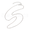 Brass Cable Chain Necklaces NJEW-JN04511-03-1