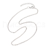 Brass Cable Chain Necklaces NJEW-JN04511-03-1