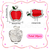 SUNNYCLUE 30Pcs Alloy Enamel Pendants FIND-SC0012-87-2