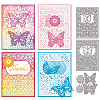 Butterfly Carbon Steel Cutting Dies Stencils DIY-WH0309-2572-1