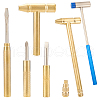 Olycraft 1Pc Iron Hammer Set with 1Pc Mini Stainless Steel Hammers AJEW-OC0005-37-1
