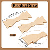 Olycraft 3Pcs Brass Cabochons DIY-OC0013-26A-2