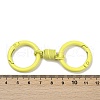 Alloy Spring Gate Clasps PALLOY-Q009-01F-3