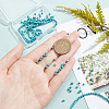  2 Strands Synthetic Turquoise Beads Strands G-NB0004-78-3