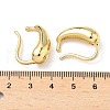 Teardrop Brass Cuff Earrings EJEW-A132-11G-5
