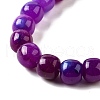 Natural Dyed White Jade Beads Strands G-U023-B03-01-4
