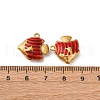 304 Stainless Steel Enamel Pendants STAS-Q363-01D-G-3