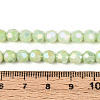 Electroplate Glass Beads Strands EGLA-T021-6mm-15-10-4