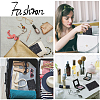Rhombus Pattern PU Leather Zip Pouches ABAG-WH0040-12B-09-5