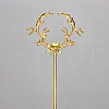 Iron Hair Stick Findings OHAR-PW0001-290G-1