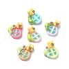 Macaron Color Opaque Resin Decoden Cabochons CRES-Q221-02F-1