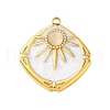 304 Stainless Steel Pendants STAS-V004-13G-02-1