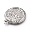 Non-Tarnish 304 Stainless Steel Pendants STAS-Z014-04P-2