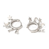 Rack Plating Brass Hoop Earrings EJEW-B062-47P-2