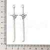 Tibetan Style Alloy Big Pendants X-FIND-G078-32H-AS-3