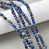 Dyed Natural Regalite/Imperial Jasper/Sea Sediment Jasper Beads Strands G-B124-C05-01-5