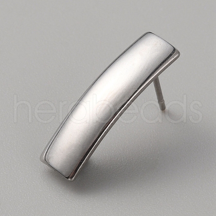 304 Stainless Steel Stud Earring STAS-WH0017-030P-1