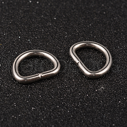 Tarnish Resistant 304 Stainless Steel D Rings STAS-G130-54P-1