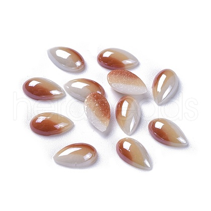 Opaque Glass Cabochons GGLA-S038-01C-1