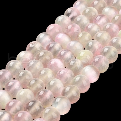 Natural Selenite Beads Strands G-P493-03B-1