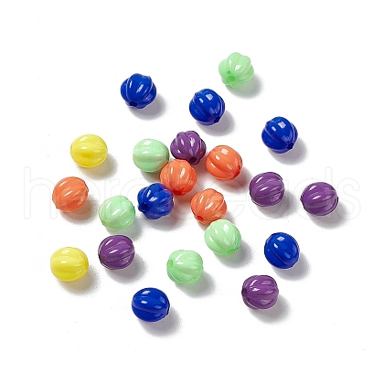 Opaque Acrylic Beads OACR-H019-20-1