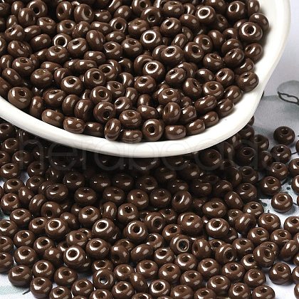Baking Paint Glass Seed Beads SEED-B001-02A-02-1