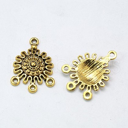 Tibetan Style Alloy Chandelier Components Links X-GLF0145Y-1