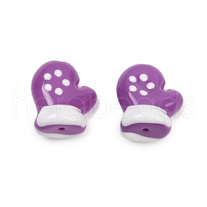 Handmade Lampwork Enamel Beads LAMP-R004-07D-1