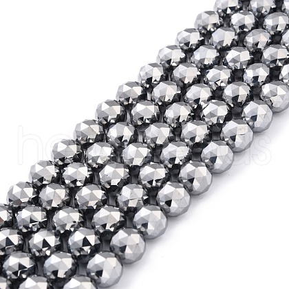 Terahertz Stone Beads Strands G-D461-13D-1