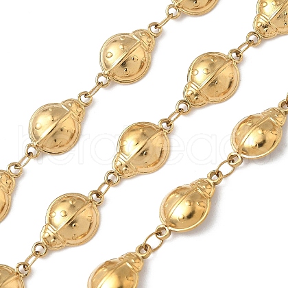 304 Stainless Steel Insects Link Chains CHS-U004-01B-G-1