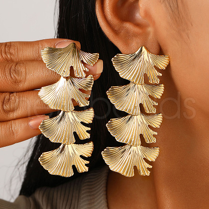 Alloy Dangle Stud Earrings WGD5E9B-05-1